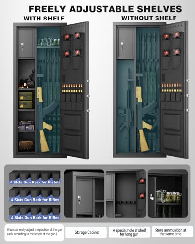 Luzfuego home rifle safe interior