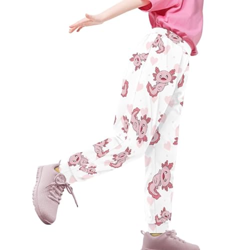 High Waisted Sweatpants Jogger Pants Sports Pants for Kids 4-15Y4