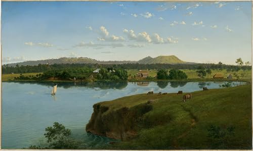Peinture Eugene Von Guérard Purrumbete toile décoration murale salon