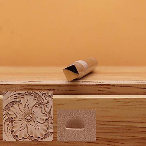 Leather Stamping Tool Carving Tools 304 Stainless Steel Professional Stamp Tools Leather Edge Punch DIY LeatherCrafts (Full Set (XS+S+M+L)) - Image 4