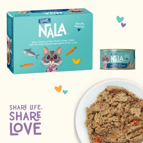 Love, Nala Wet Cat Food Pate Mackerel With Carrot & Pumpkin Recipe - Grain Free Wet Cat Food In Broth, Natural Cat Pate Wet Food, Adult Cat Food Wet - 12 Pack Of Pate #TOP6