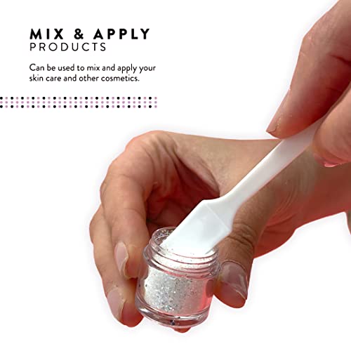 Artist's Choice Cosmetic/Makeup Spatulas, Disposable Mini Spatulas For Dividing Cosmetics Into Small Quantities, Helpful For Removing Creams, Lotions When Near Empty, Pack Of 108 #TOP1