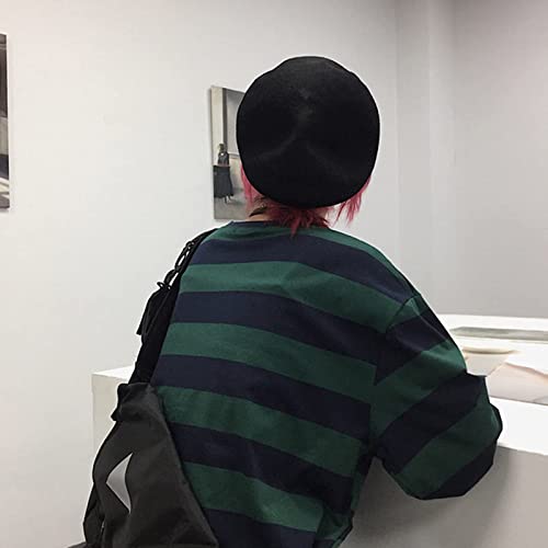 Maglietta a Maniche Lunghe a Righe Oversize