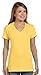 Hanes Women's Nano- V-Neck T-Shirt VINTAGE GOLD Medium