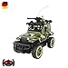 HSP Himoto brigamo – Off-Road Militar Army Truck Pickup, Auto, Juego Completo con Control Remoto