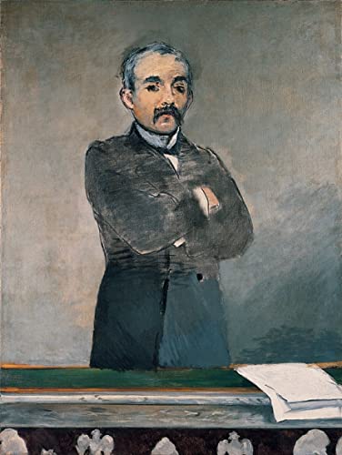 Portrait de Georges Clemenceau peinture sur toile décoration moderne 60x90