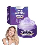 Blanchiment Dentaire Professionnel Poudre Blanchissante Dents,Élimine Taches Café/Thé/Vin,Blanchiment Dentaire Naturel,Sourire Éclatant & Haleine Fraîche