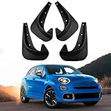 ERMWALR Für FIAT 500 500C 500X 4 Keine Löcher Autoschutzblech, hohe Zähigkeit Anti-Kratz-Material Anti-Schlamm Spritzwasser stoßfest und langlebig(Tgn 2RL 17-23)