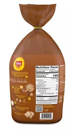 Schar Artisan Baker Multigrain Bread - 14.1 oz. - 3 Pack - Non-GMO Certified, Gluten-Free Vegan Bread Loaf - Fresh, Fluffy, Timeless Classic Sourdough Bread - Versatile Culinary Experience