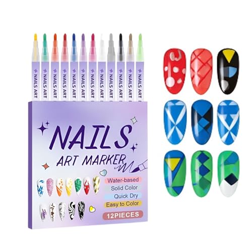 Pinceaux for nail art fins stylos peinture ongles professionnels