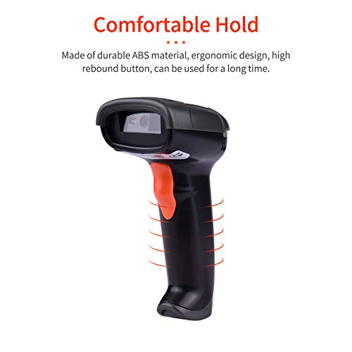 Handheld 1D2D / QR Barcode Scanner USB Wired Bar Code Reader Manual Trigger/Auto Contínuo Suporte de