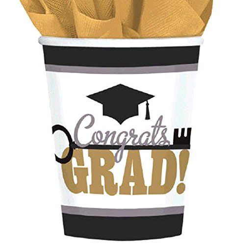 amscan681219 Key To Success Cups 9 Oz Pack Of 50