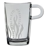 6x Leonardo Henkelbecher LOOP Inhalt 0,4 l Glas, kleines Glas