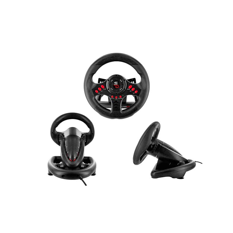 Amazon.com: Subsonic SA5426 Racing Wheel Universal with Pedals for