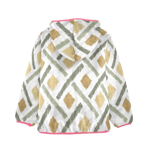 GuoChe Ikat Tye Die Boho Vintage Boys Sherpa Jacket2