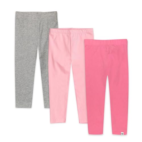 [HonestBaby] �X�E�F�b�g�V���c�ƃX�E�F�b�g�p���c�̃Z�b�g�B Multipack Leggings Skinny, Flare and Cargo Pants Organic Cotton for Infant Baby Girls, Toddl