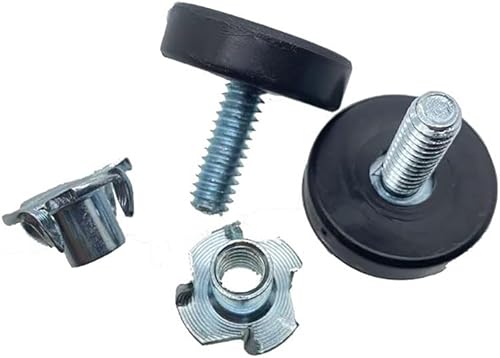 Miniatura 3 de 20 niveladores de patas de muebles de rosca, niveladores ajustables para sillas de mesa, pies deslizantes, patas de silla, protectores de suelo para