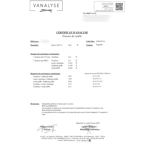 50 Vanilleschoten Auswahl Premium 14-16 cm, Qualität Extra, süss, Duft - Eco Pack