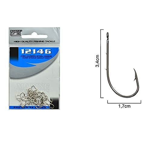 Anzol Marine Sports 12146 (N 3/0-25pçs) Níquel