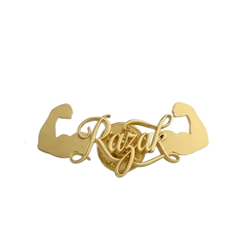 Muscle Hand Brooch for Men | Power Look Lapel Pin | Strong Fist Design Brooch Pin for Suit Blazer Jacket | Stylish Metal Lapel Badge for Party, Wedding, Formal Wear-image-48