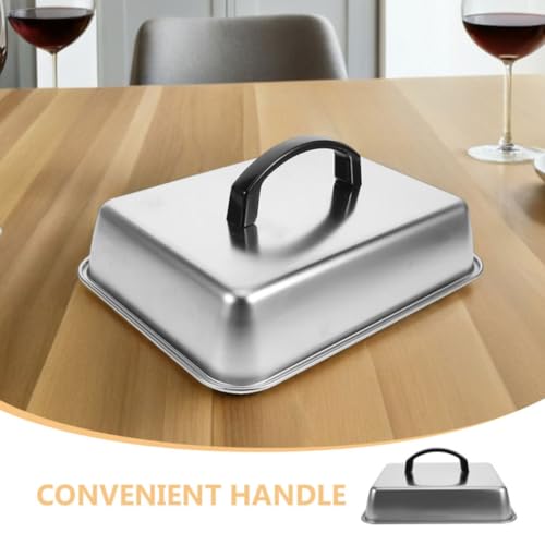 Tapa para fundir queso rectangular de acero inoxidable fácil de limpiar 4