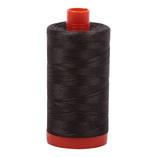 Aurifil Hilo de Algodón 50wt 1422yds Asphalt miniatura 1