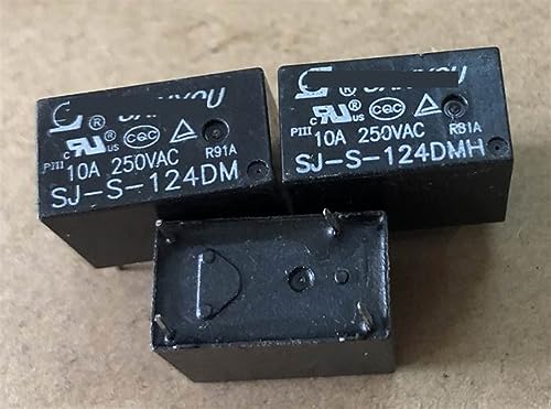 Relais 4 Broches SJ-S-124DMH pour réparer une carte électronique 24V