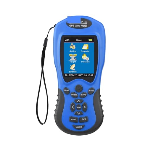 Handheld GPS for Surveying NF-188 GPS Surveyor Digital LCD Tester for Agricultural Land Surface Length Tester Automatic Manual Surveyor Instrument(198)