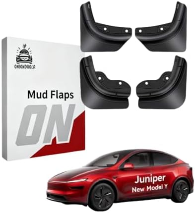 2025 Tesla Model Y Juniper Mud Flaps Splash Guards, No Drilling ...