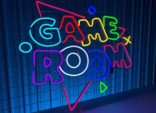 Image of LED Neon Sign Night Light for Wall Party Decor Bedroom Room Bar Wedding Home Birthday Art Decoration Christmas with USB Chain Light modulator 5v 16.5 inch*9.1 inch