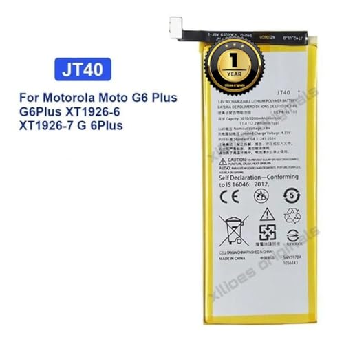 Image of JT40 Battery for Motorola G6 Plus Battery with 1 Year Warranty ** (B214)
