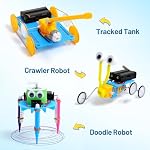 STEM Kits de science pour enfants 6-8, Jouets éducatifs pour enfants 8-10, Jouet Robot Essais de sciences électroniques Kit de construction de l'ingénierie, jouets Cadeaux d'anniversaire pour les garçons de 6-12 ans