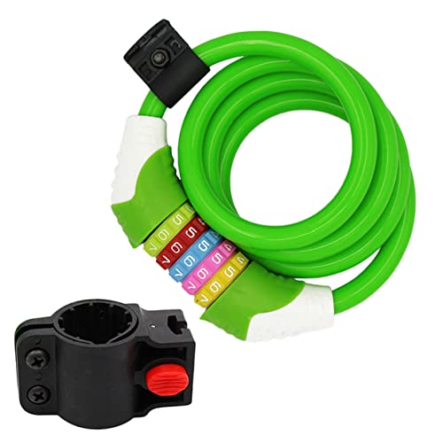 BCOATH 1Pc 5 Fechadura De Bicicleta Resistente Fechadura De Ferro Porta Deslizante Trava De Espiral