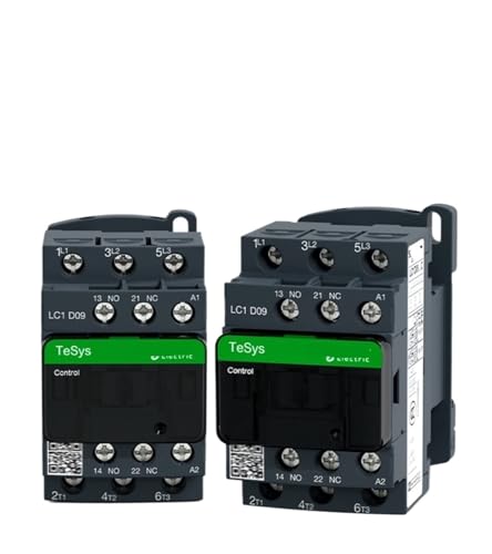 Contacteur tripolaire LC1D25A 380V pour moteur triphasé 50/60 Hz