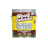 Wood Defender 200 Series Charcoal Grey Semi-Transparent Stain & Sealer Gallon