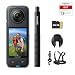 Produktbild Insta360 X4 Fahrrad-Bundle  wasserdichte 8K 360°-Action-Cam, 4K Weitwinkelvideos, Unsichtbarer Selfie-Stick, Abnehmbarer Linsenschutz, 135 min Akkulaufzeit, KI-Bearbeitung, Stabilisierung