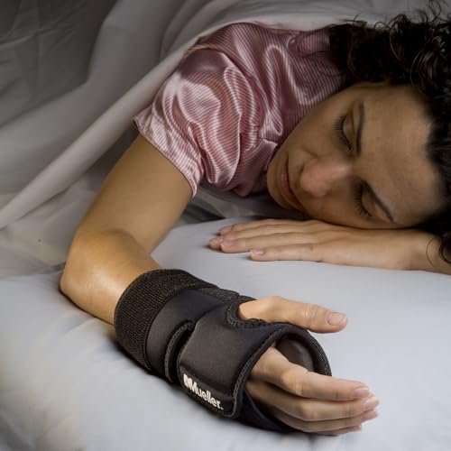 image for MUELLER Sports Medicine Adjustable Night Support Wrist Brace, For Slee
