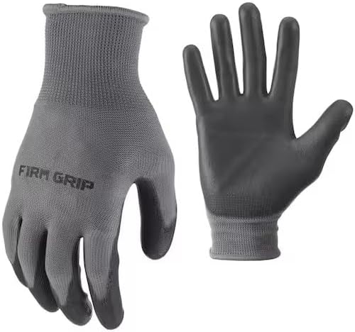 Large General Purpose Polyurethane Grip Work Gloves (15-Pack)