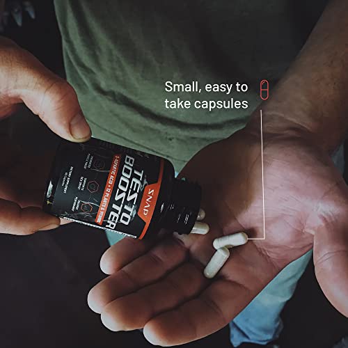 Snap Testosterone Booster for Men - Promotes Muscle Growth, Booster for Men\'s Sex Drive, Enhancing Natural Energy, Stamina and Strength, 60 Capsules - Thumbnail 4