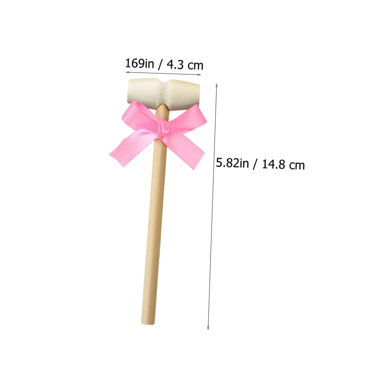 Beatifufu Mini Cake Mallets Set 5pcs Wooden Hammer Ornaments Seafood Cracker Tool Natural Hardwood Toys