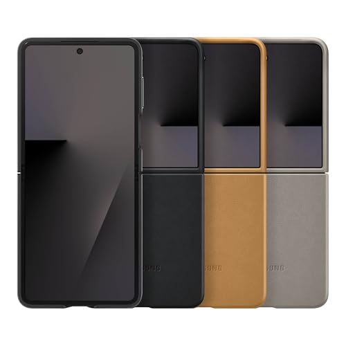 Image of Samsung Galaxy Z Flip7 Kindsuit Phone Case, Textured Feel, Protective Cover, Soft Inner Lining, US Version, Camel