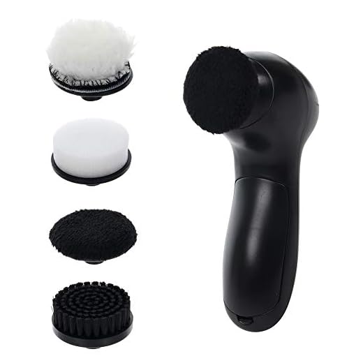 Electric Shoe Polisher,Multifunctional Cleaning Brush Shoe Shine Kit Automatic Shoes Brush Set for Leather Care (13.5x4.5x7cm)
