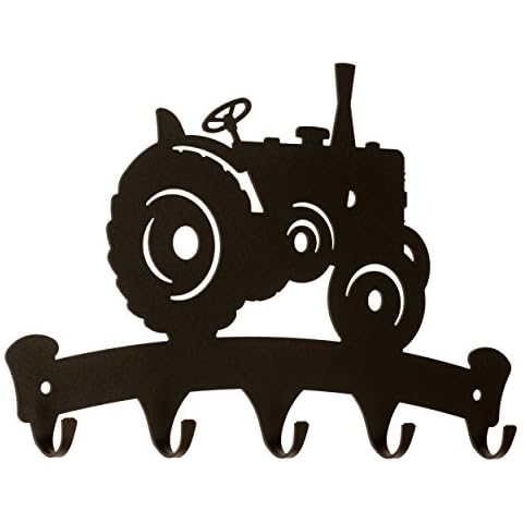 Dragon Laser Ltd., Field Marshall Decorative Hooks, Tractor, Farming, Multi Hooks, Coat Hooks, Key Hooks Cover