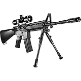 BigTron Tactical Accessories - Swivel Mount Bipod Adjustable 6"-9" with Double-lock Universal Barrel Adapter - Image 5