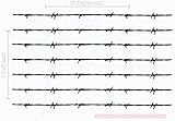 Barbed Wire Border 7 pc Set Vinyl Decals Wall Sticker Art Bedroom Décor Black