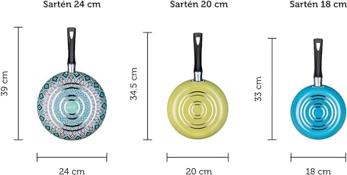 La mejor selección de Cazuelas de Teflon de esta semana. 6 Cazuelas de Teflon marca EKCO (3)