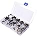 OSALADI 315pcs Retaining Rings Assortment Snap Retaining Clip Ring Assorted Snap Clips Circlip Assortment External Retaining Clips Anti Walk Washers E-clip Circlip Heavy Steel Ring Clamp