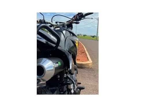 Escapamento Xtz 125 Esportivo Roncado Premium Moto Ponta Aluminio Polido
