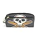 Produktbild für Student Boy Girl Pencil Case Reißverschluss Stift Schreibwaren Tasche Kosmetische Schminktasche Baseball Schädel Cool Cartoon Cool Pouch Geldbörse