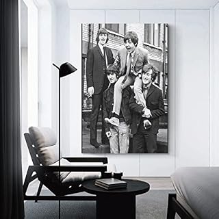 The Beatles – Poster mural décoratif sur toile avec impression artistique moderne pour chambre à coucher, 30 x 45 cm - Les Beatles, Paul McCartney, John Lennon, RIngo Starr, George Harrison The Beatles – Poster mural décoratif sur toile avec impression artistique moderne pour chambre à coucher, 30 x 45 cm – Image 3